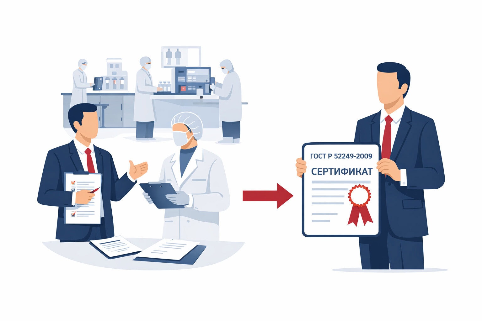 Процедура сертификации ГОСТ Р 52249-2009 в Архангельске