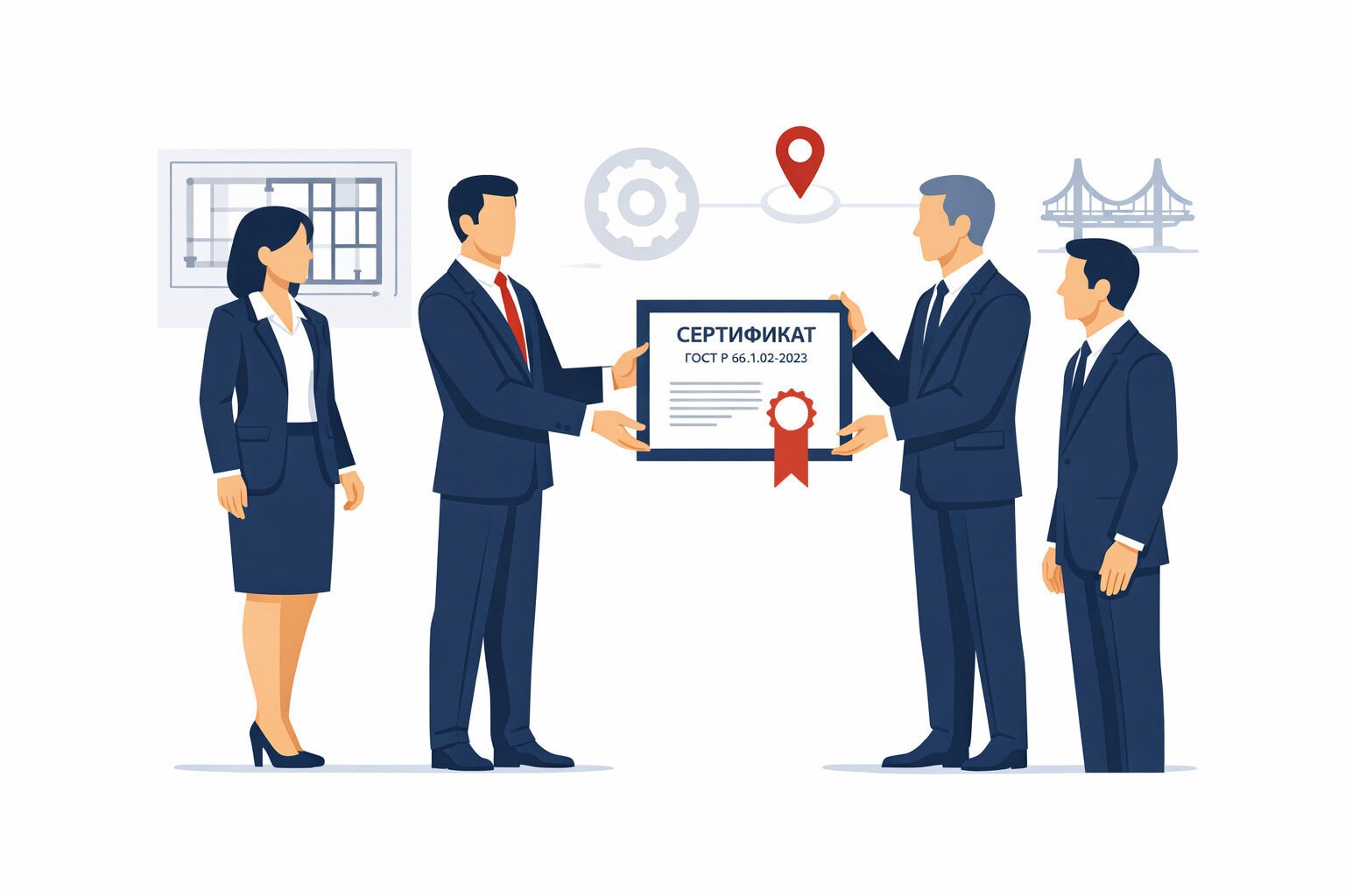 Получение сертификата ГОСТ Р 66.1.02-2023